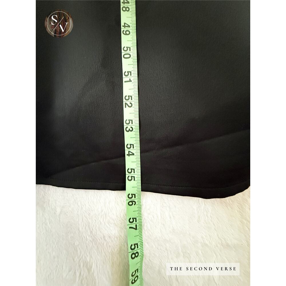 Mossimo Women's Silky Black Dress Minimalist Capsule Wardrobe Basic Size Large - Picture 7 of 7